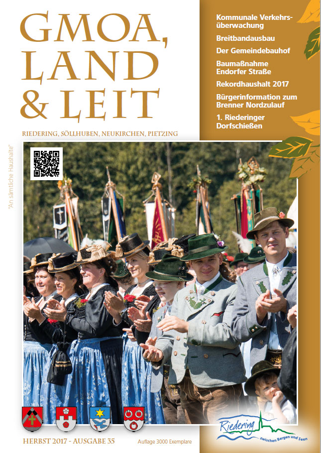 Gemeindeblatt Gmoa, Land, Leit - 35. Ausgabe - Herbst 2017